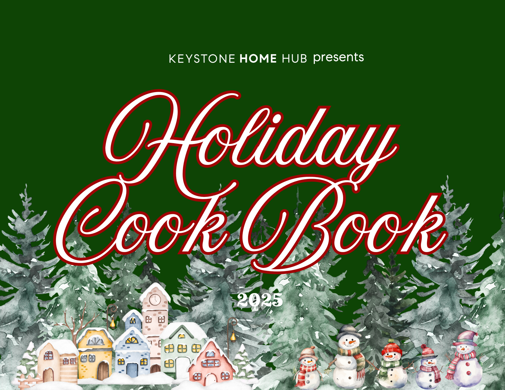 2025 COOKBOOK -- BANNER -- Holiday Cook Book -- Photo Banner (Postcard (US))